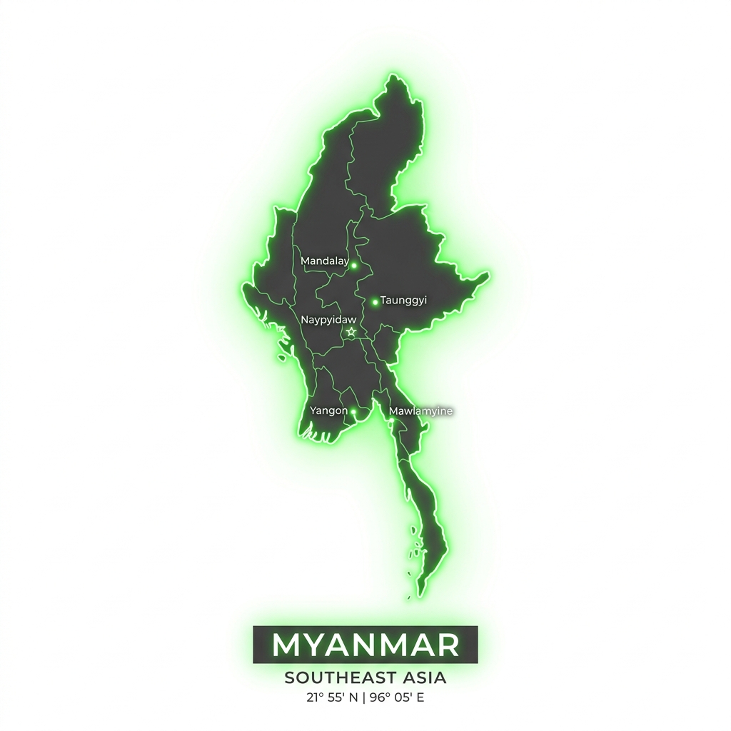 Myanmar Map
